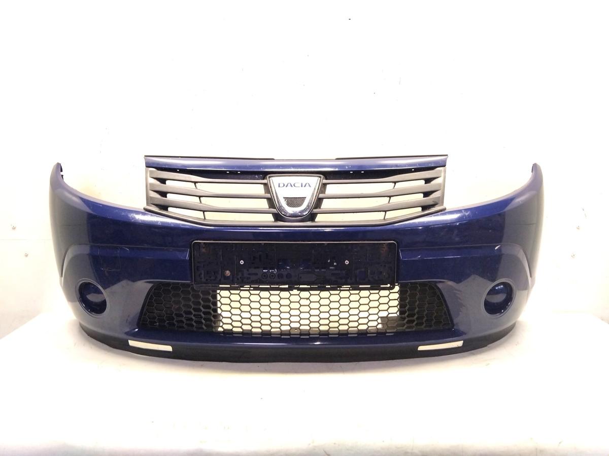 Dacia Sandero 1 original Stoßfänger Stoßstange vorn OV61H Blue Marine BJ2009