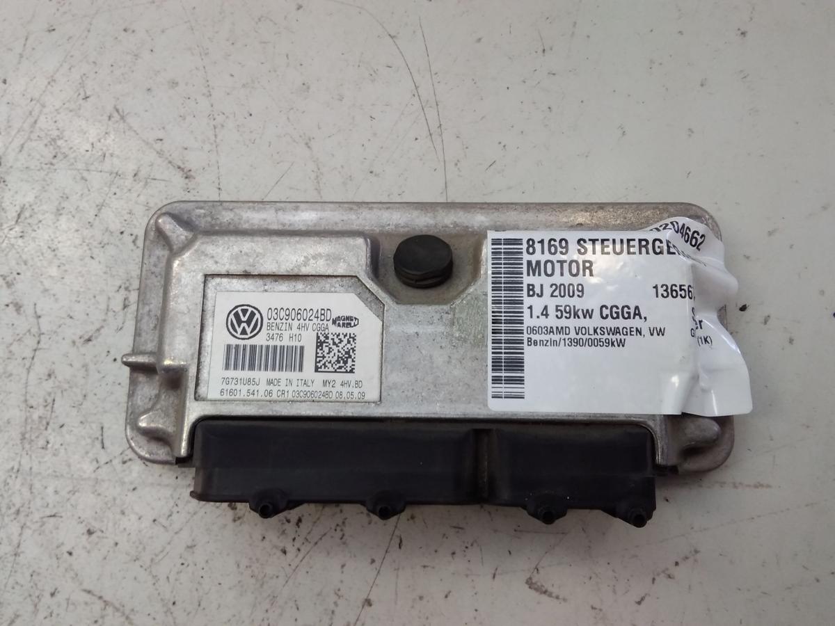 VW Golf 6 Motorsteuerger&auml;t 1.4 59kw CGGA 03C906024BD Bj.2009