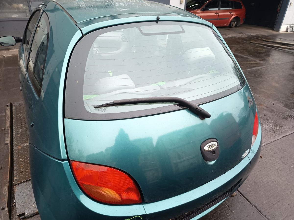 Ford KA RBT original Heckklappe mit Scheibe Karibik Gr&uuml;n Baujahr 1999
