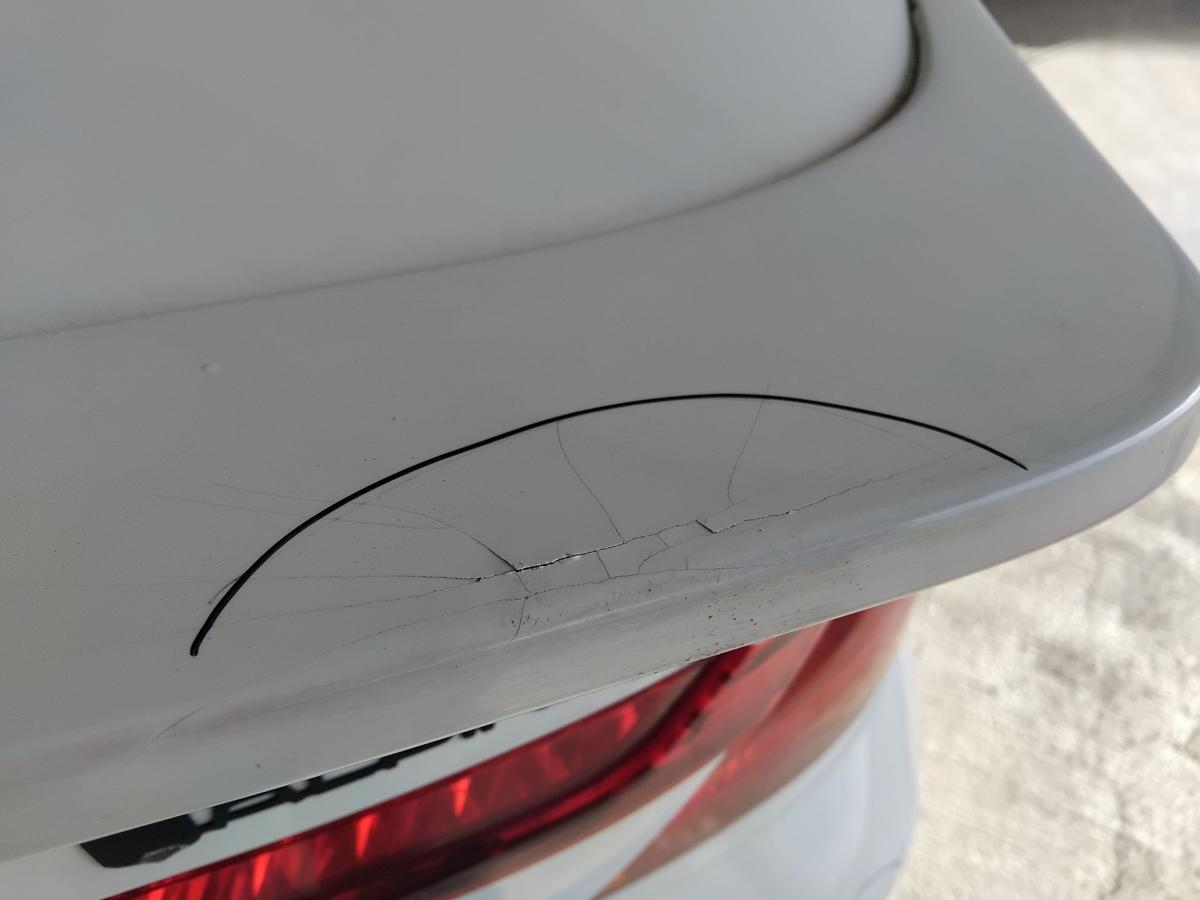 BMW 7er E65 E66 Heckklappe alpinweiss 3 mit Spoiler BJ2003