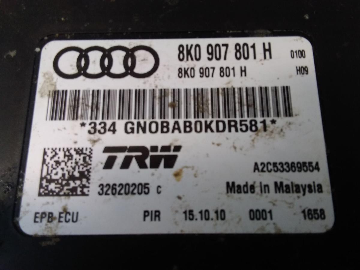 Audi A4 8K B8 original Steuergerät Parkbremse Feststellbremse 8K0907801H Bj.2010