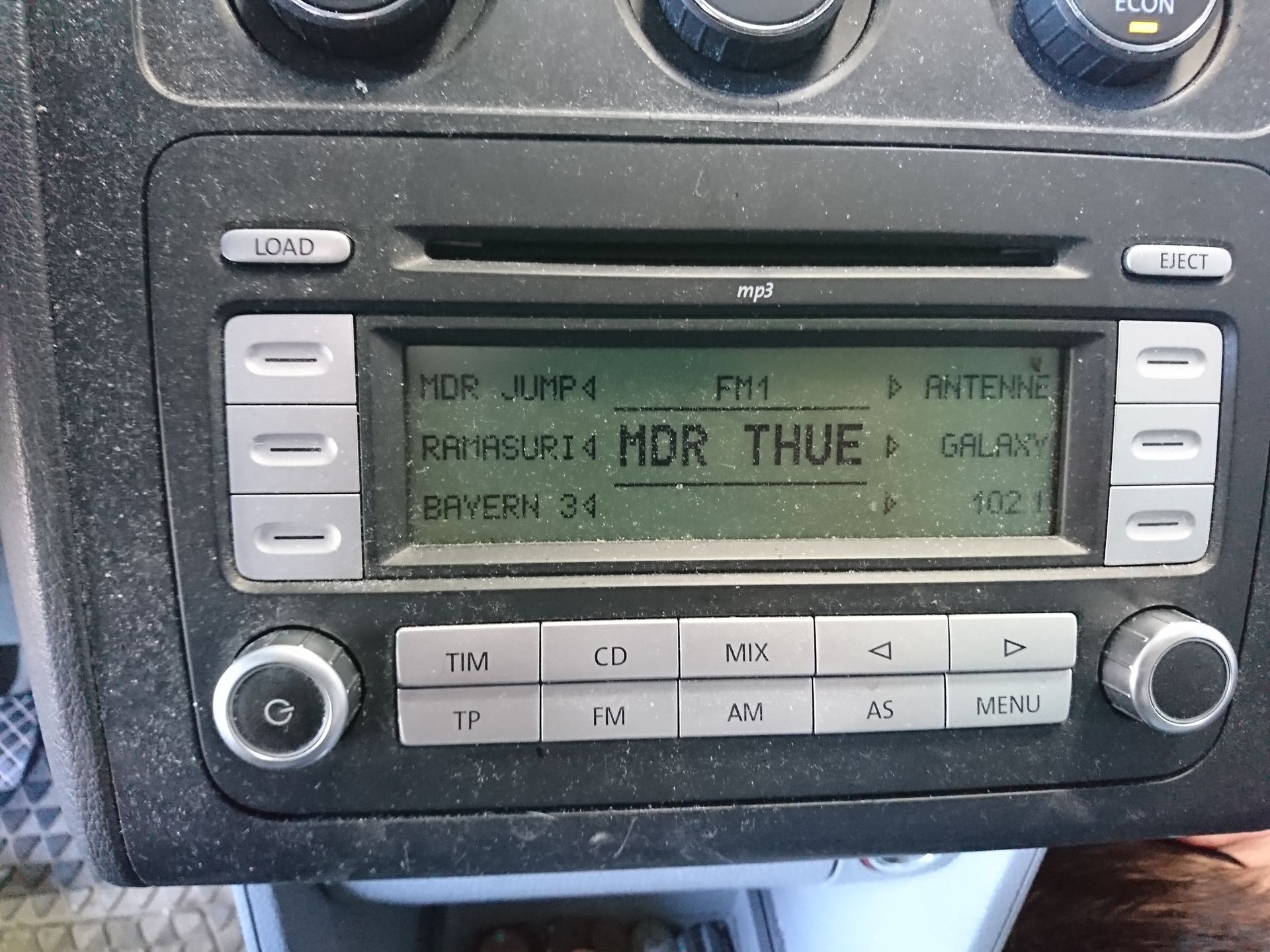 VW Touran 1 I orig Radio RCD500 mit mp3 3C0035195C Bj 2004