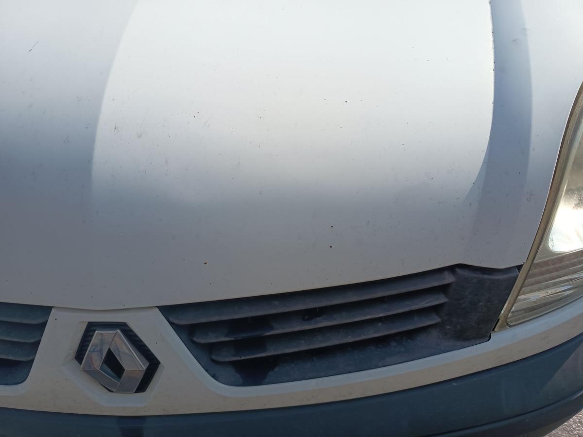 Renault Kangoo KC original Motorhaube Klappe Deckel vorn Front 389 Gletscherwei&szlig;