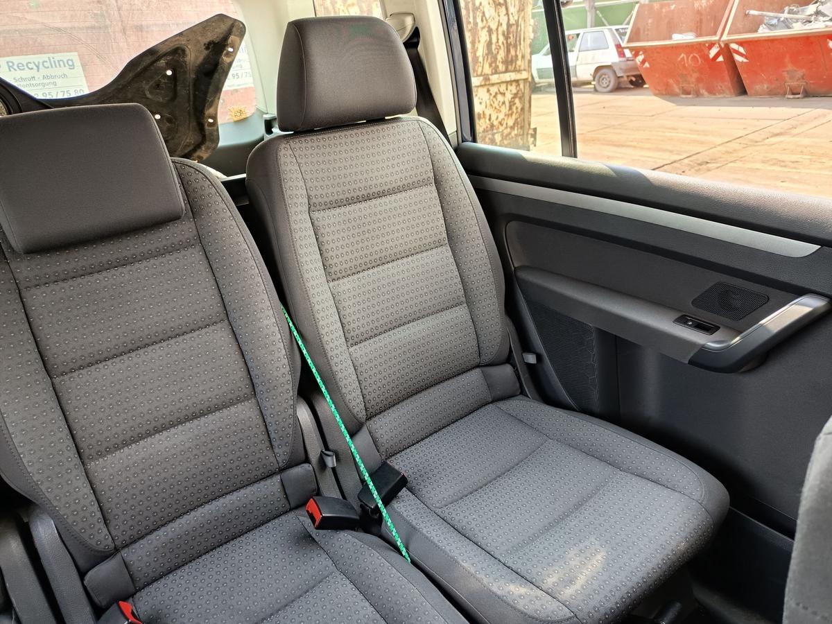 VW Touran 1T original Einzelsitz Sitz hinten links Stoff 2 Reihe Baujahr 2006