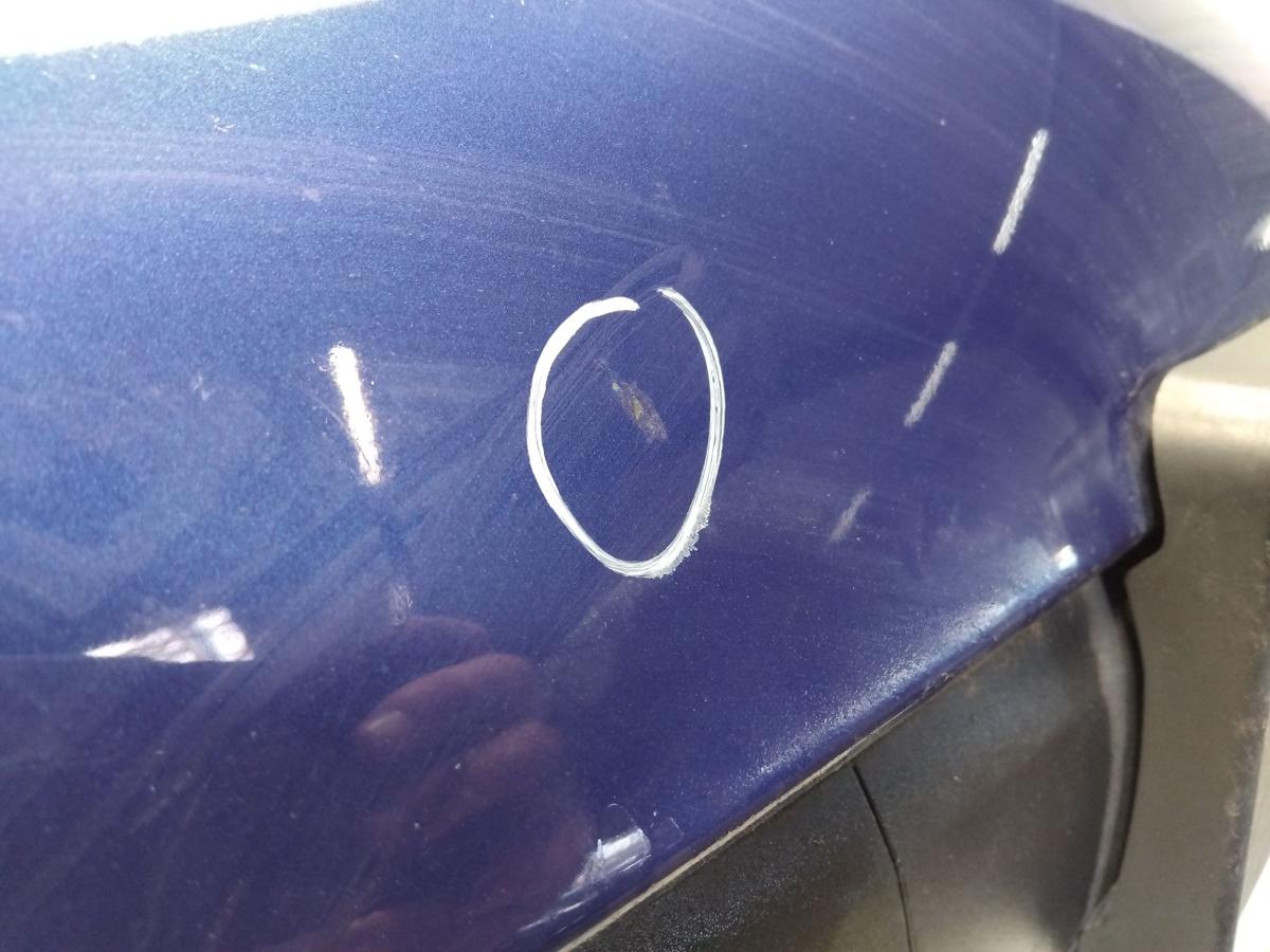 Mazda 2 DE original So&szlig;stange Stossf&auml;nger vorn blaumetallic BJ2009