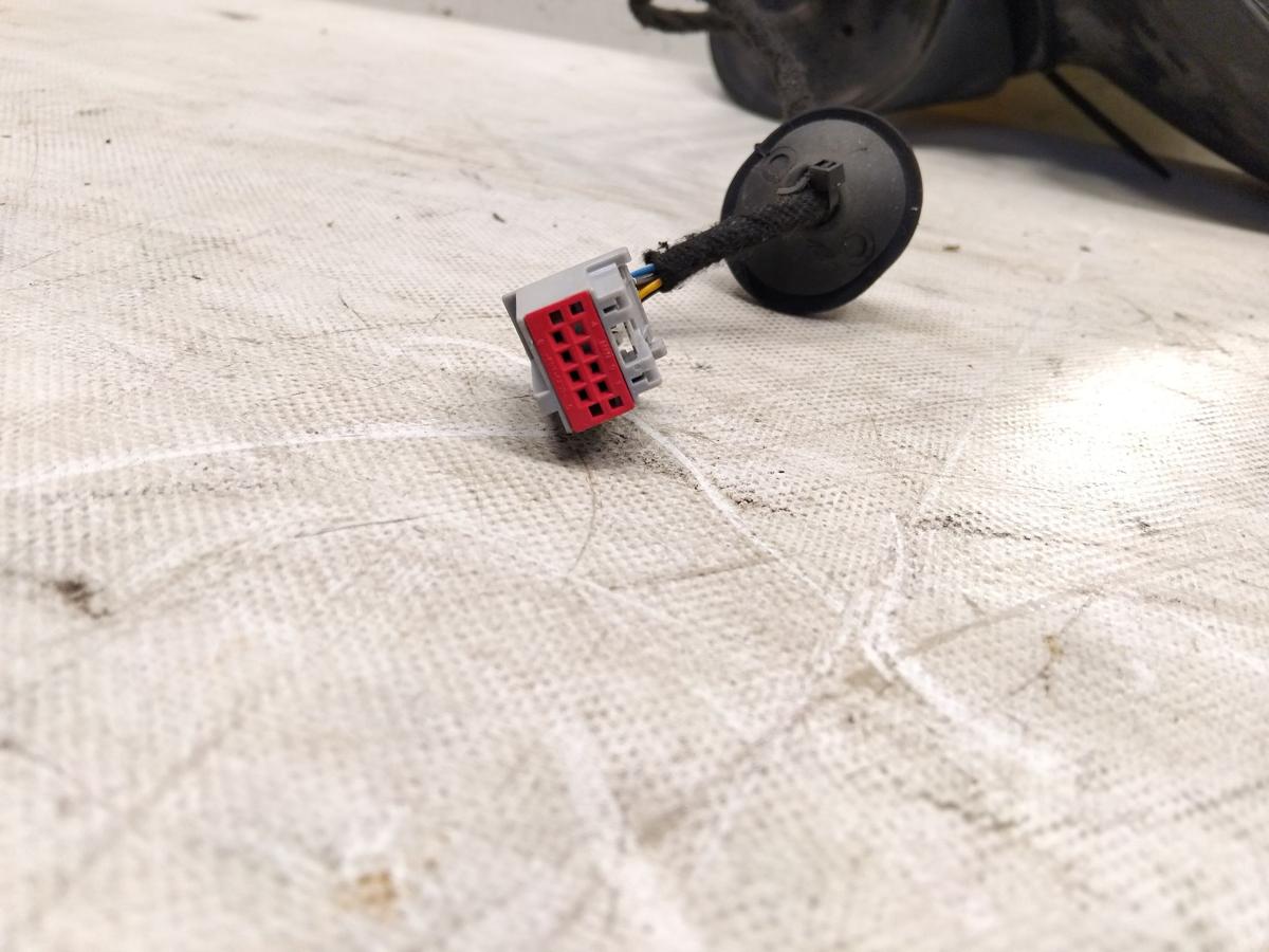 Ford Fiesta JA8 original Au&szlig;enspiegel rechts elektrisch&beheizt Polarsilber BJ09