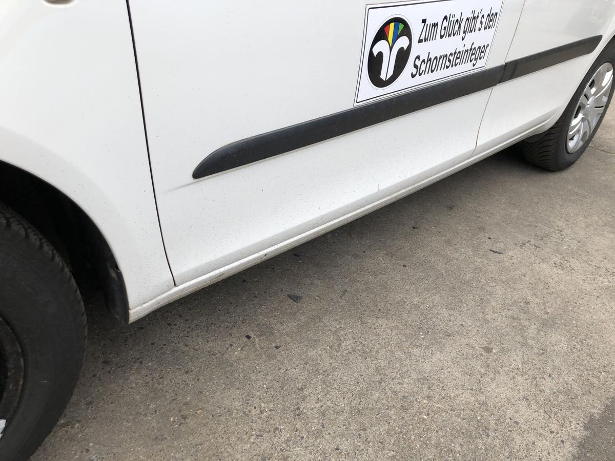 Skoda Fabia 2 5J Tür vorn links Fahrertür im Rohbau LF9E Candyweiss 06 bis 14