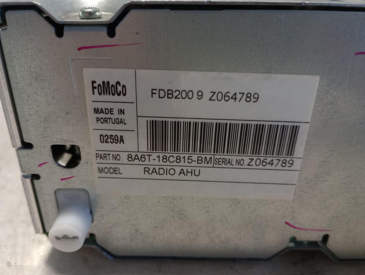 Ford Fiesta VII original Radio CD 8A6T18C815BM Bj 2009