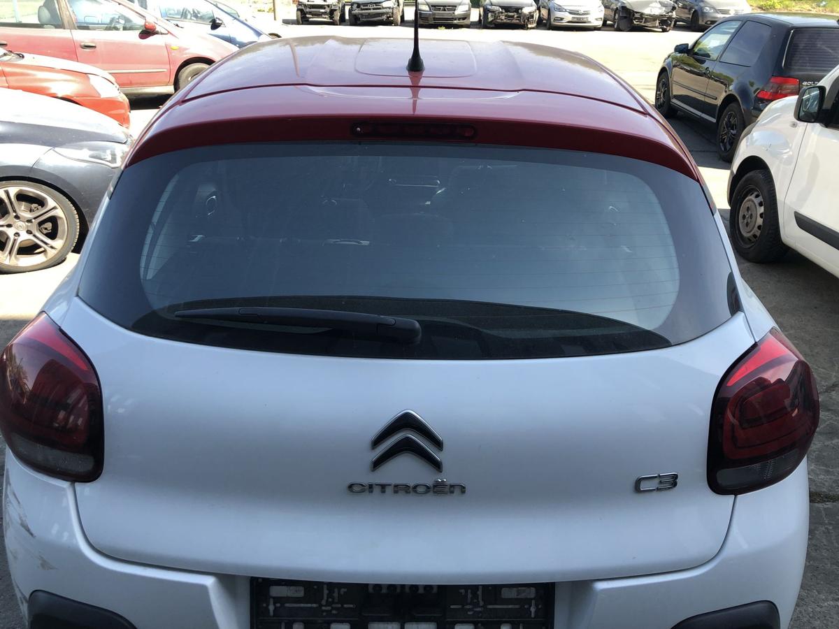Citroen C3 III SX ab17 Heckklappe mit Scheibe Kofferraumklappe Rohbau EWP weiss