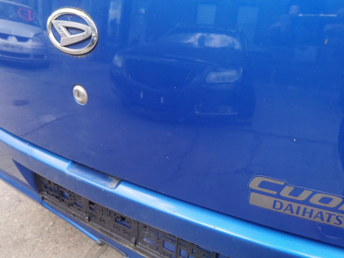 Daihatsu Cuore 251 Heckklappe Klappe Deckel hinten Kofferklappe B51 Blue Perl