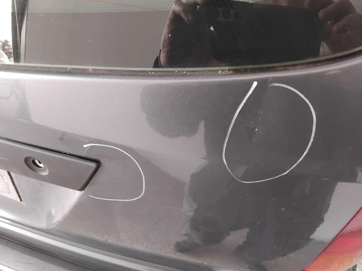 Ford Focus 1 Turnier Heckklappe Graphit-Grau mit Heckscheibe Facelift BJ2003