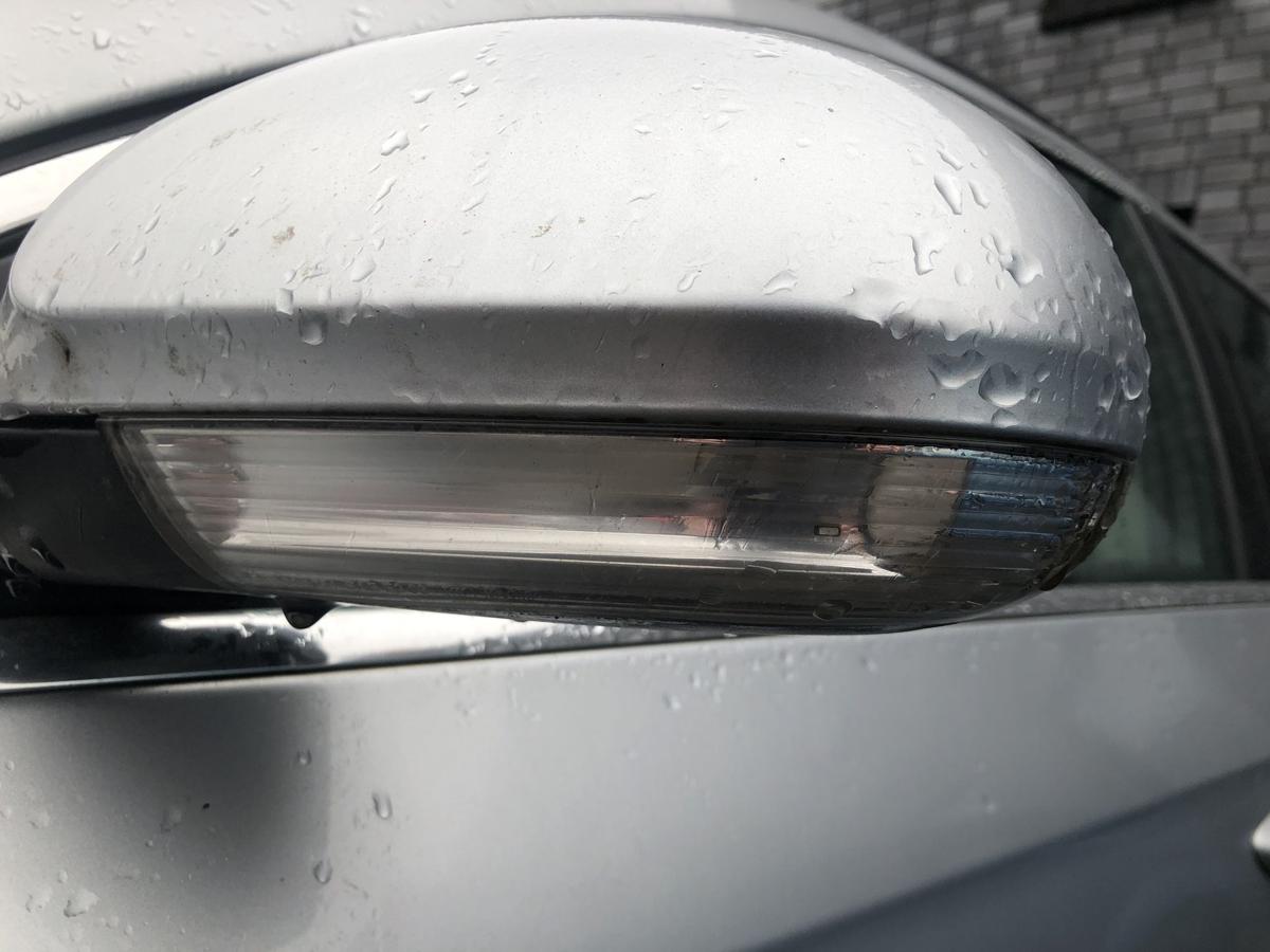 VW Passat 3C B6 Au&szlig;enspiegel links R&uuml;ckspiegel elek anklappbar LA7W silber
