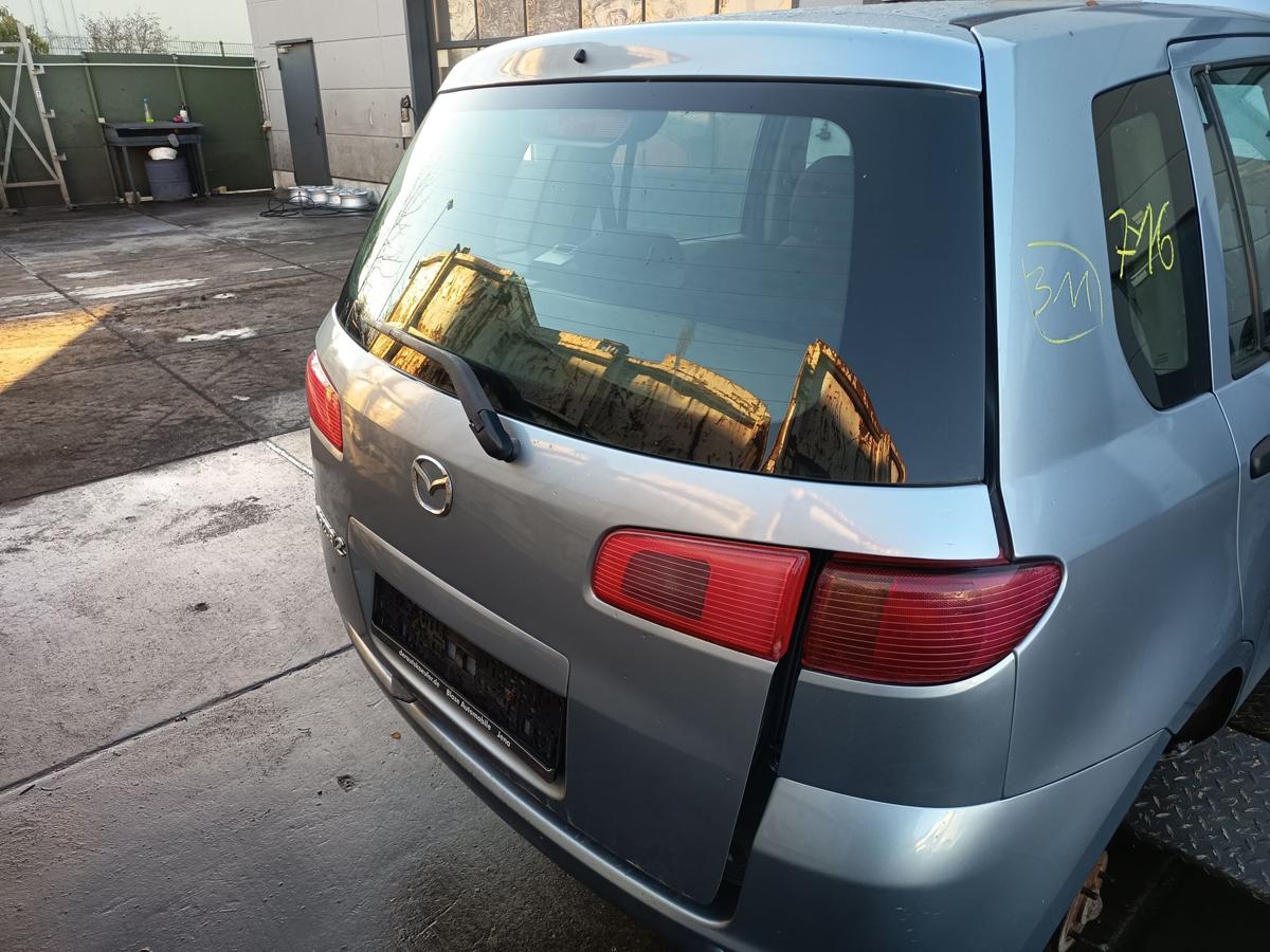 Mazda 2 original Heckklappe mit Scheibe 27P Arktikblau Bj 2004
