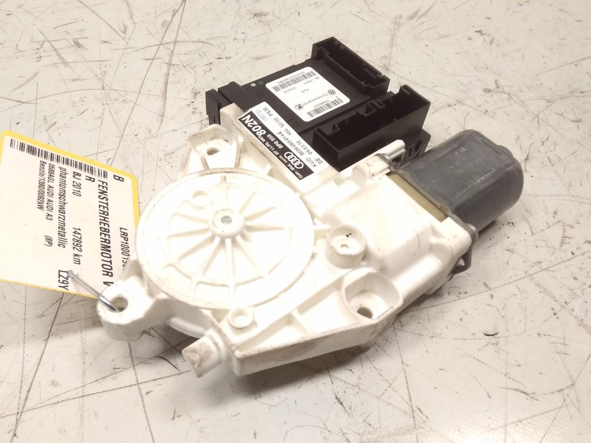 Audi A3 8P original Fensterhebermotor vorn rechts mit T&uuml;rsteuerger&auml;t Bj.2010