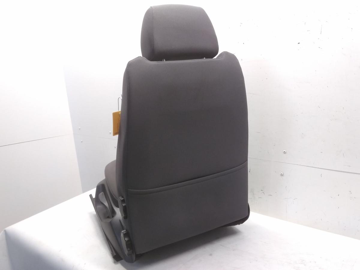 Seat Altea 5P Sitz vorn links Fahrersitz beheizt Stoff dunkelgrau Bj.2014