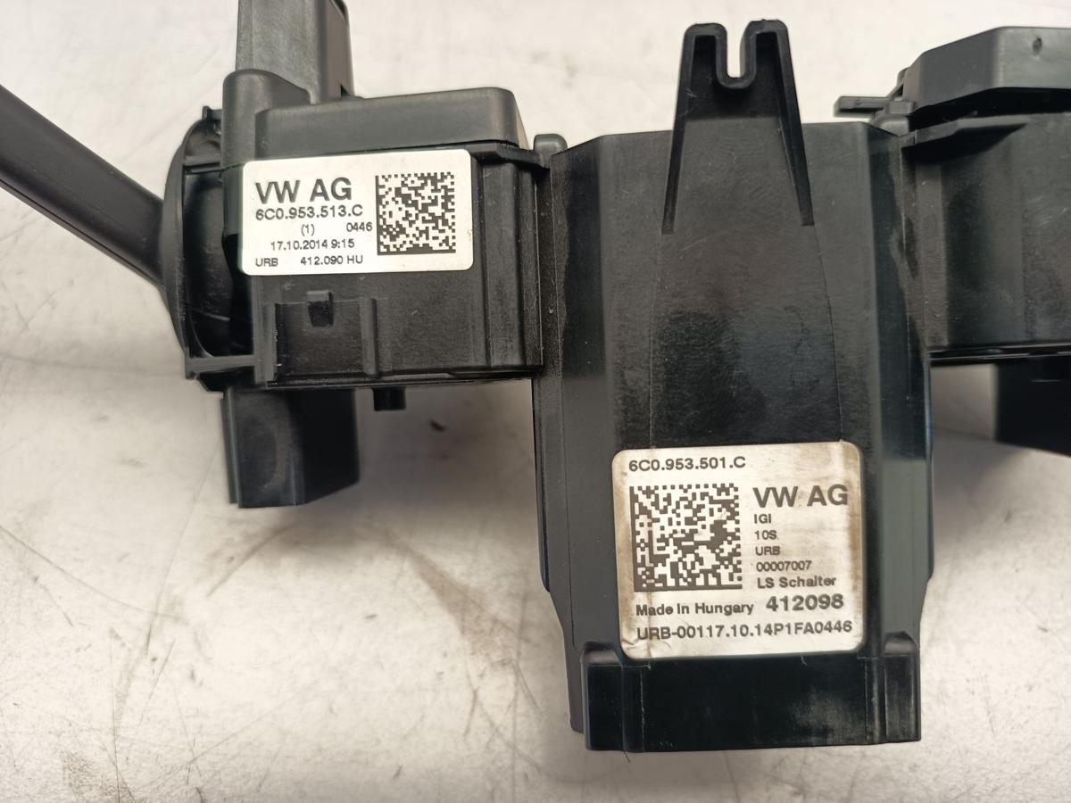 VW Polo V 6C original Kombischalter Licht Wischer Blinker Tempomat Bj 2014
