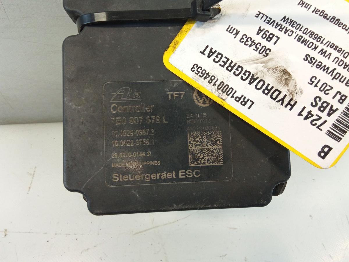 VW T5 7E Facelift original ABS Block 7E0614517J 7E0907379L BJ2015