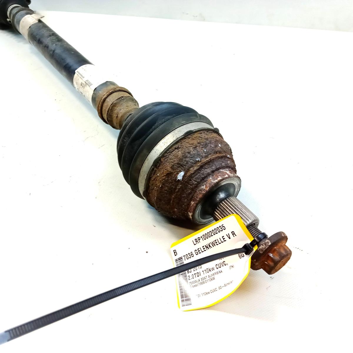 Seat Alhambra 7N original Antriebswelle Gelenkwelle rechts 2.0TDI 110kw Bj.2015