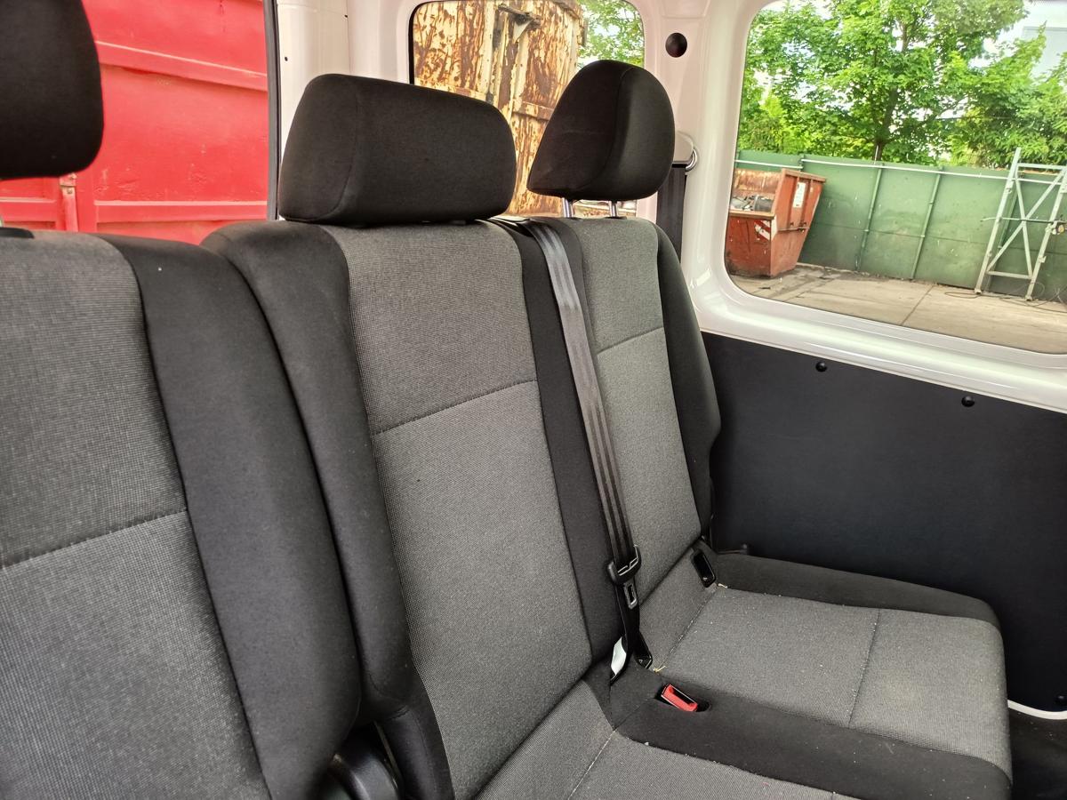 VW Caddy IV SA original 2er R&uuml;cksitzbank Reihe 2 Stoff Titanschwarz Bj 2016