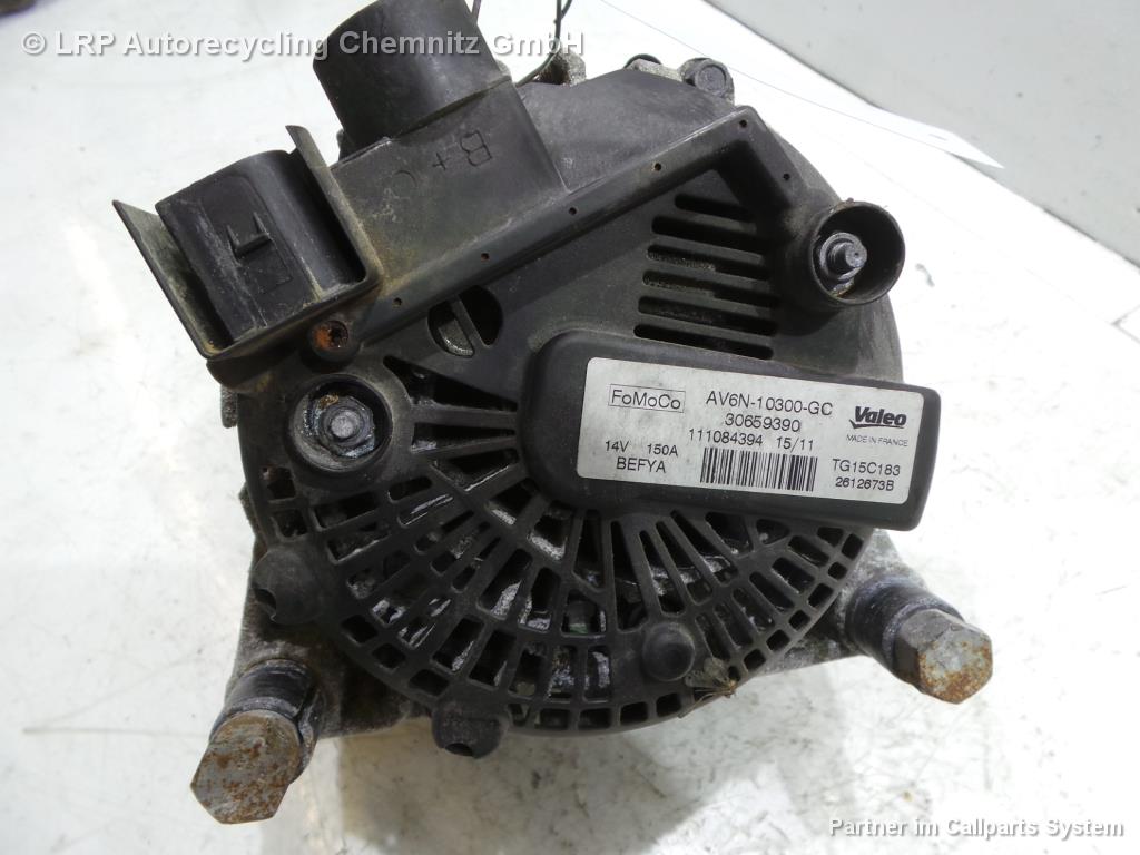 Ford Fiesta JA8 MK7 BJ 2011 Lichtmaschine Generator 1.4D 51KW AV6N-10300-GC 30659390