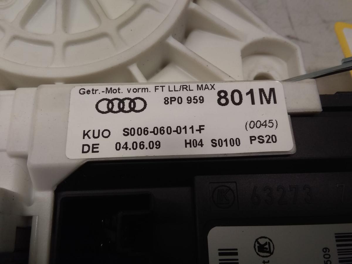 Audi A3 8P original Fensterhebermotor vorn links 8P0959801M Bj.2009