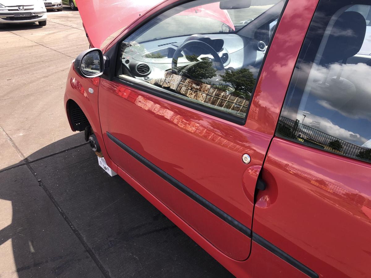 Renault Twingo II original Tür links Fahrer 727 Spanischrot Bj 2009