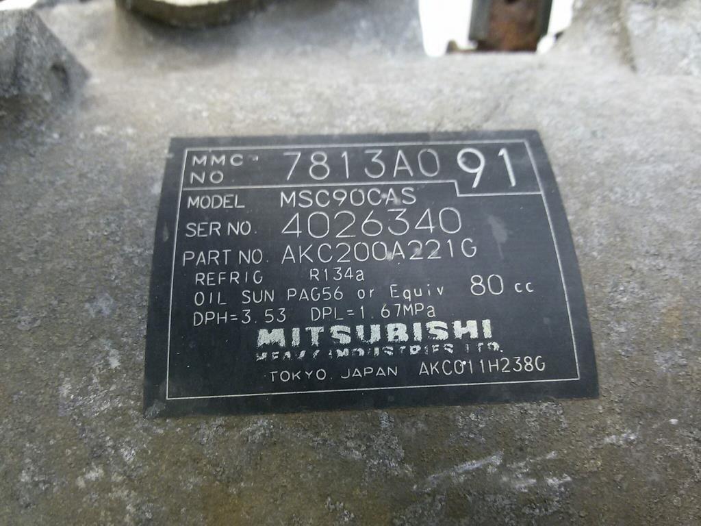 Klimakompressor 7813A091 Mitsubishi Outlander(Cw) BJ: 2008