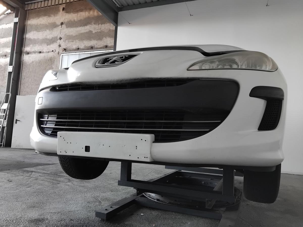 Peugeot 308 I original Sto&szlig;stange Sto&szlig;f&auml;nger vorn EWP Schneewei&szlig; BJ2010