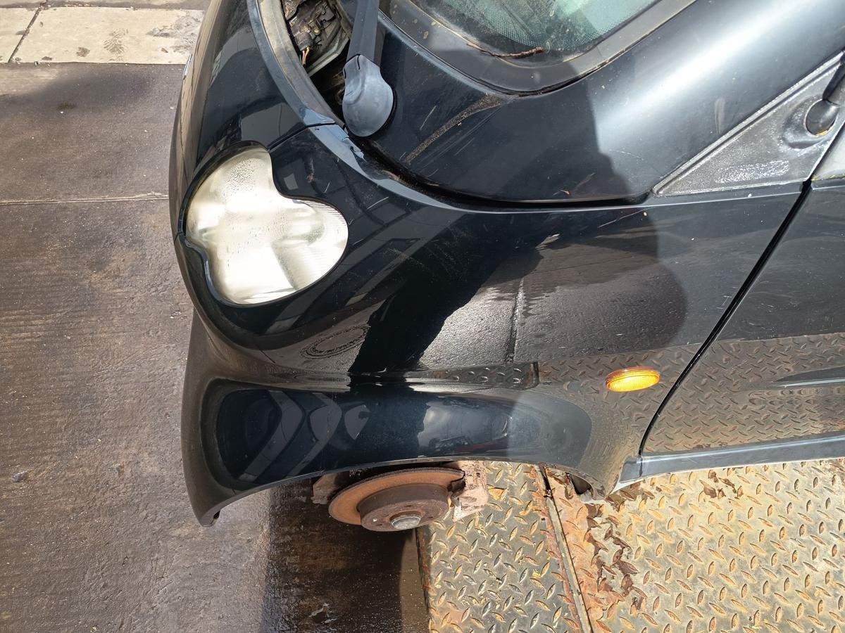 Smart Fortwo original Kotfl&uuml;gel vorne links EA4 Jack Black Facelift Bj 2006