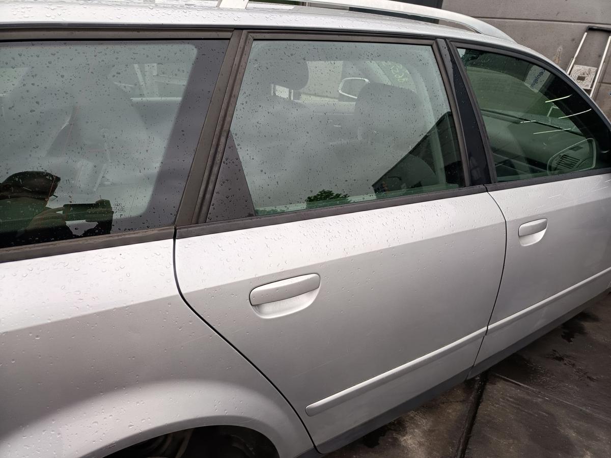 Audi A4 B6 Kombi original T&uuml;r hinten rechts LY7W Lichtsilber Metallic Bj 2002
