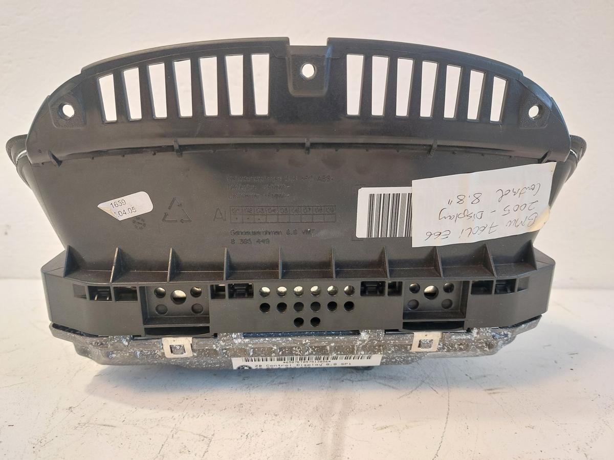 BMW 7er E65 Display Bildschirm Anzeige Multiinformationsdisplay MMI HarmanBecker