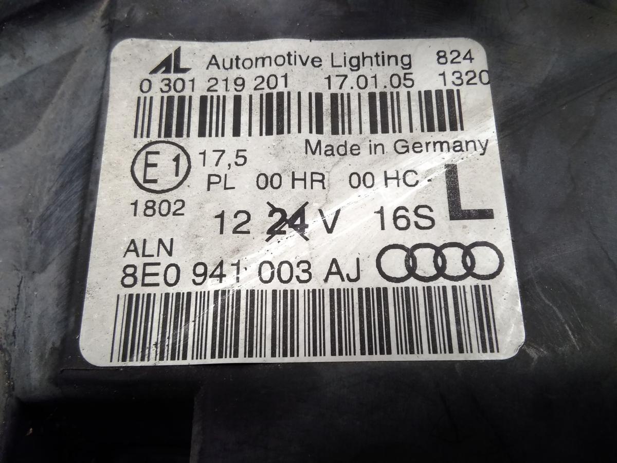 Audi A4 B7 original Scheinwerfer links Halogen mit LWR 8E0941003AJ BJ2005