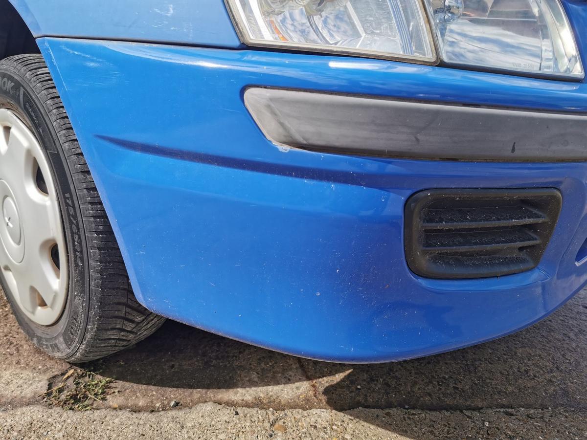 Mitsubishi Space Star DG0 Stossstange Stossfänger Bumper vorn T26 Ionia Blue -02