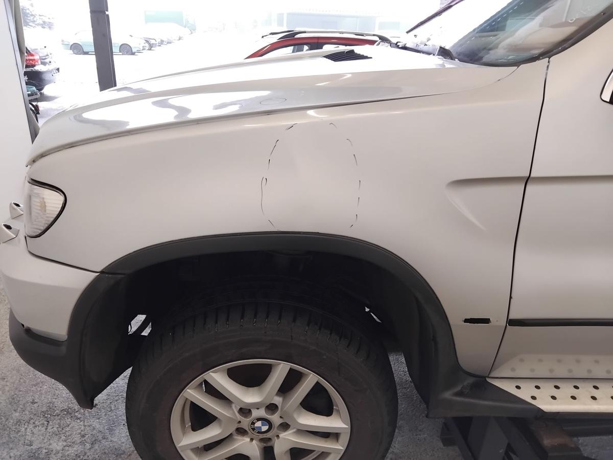 BMW X5 E53 original Kotfl&uuml;gel vorn links titansilbermetallic 354/7 BJ2000 Mangel
