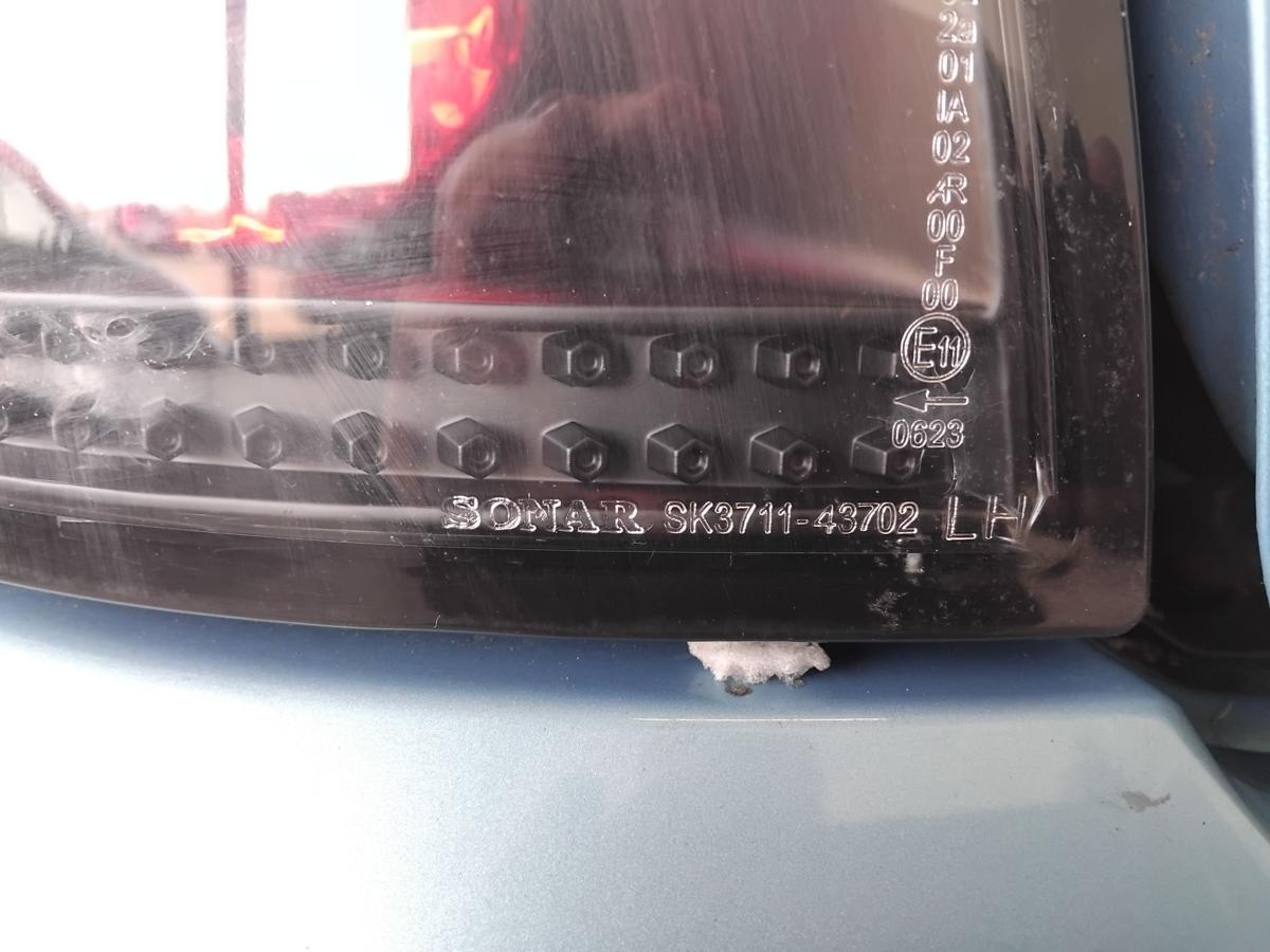 Citroen C3 Satz R&uuml;ckleuchten Schlussleuchten Klarglas schwarz Sonar BJ2005