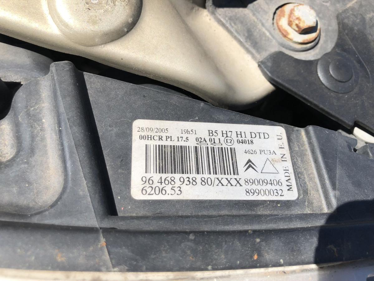 Citroen C4 Typ L Scheinwerfer rechts Hauptscheinwerfer Halogen Valeo OEM