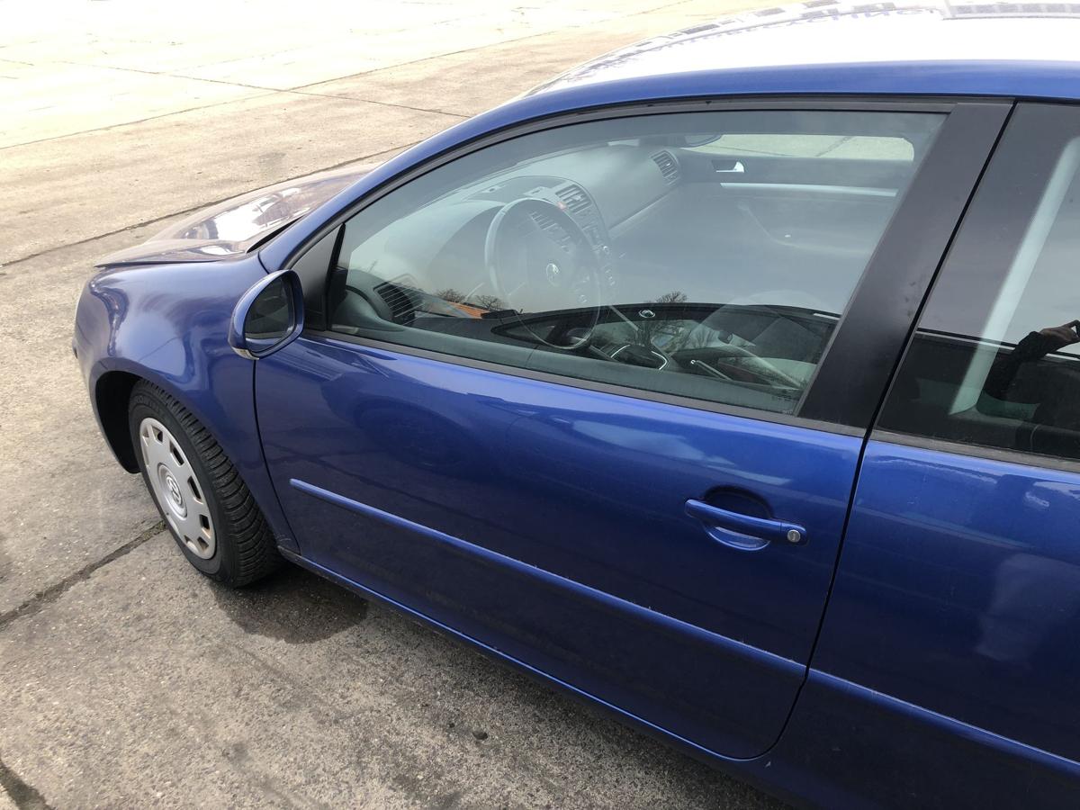 VW Golf 5 V 1K T&uuml;r vorn links Fahrert&uuml;r nur 3 t&uuml;rer LC5J Laserblaumet