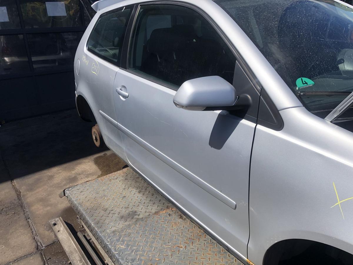 VW Polo 9N3 original Tür rechts Beifahrer (Roh) A7W Reflexsilber Bj 2005