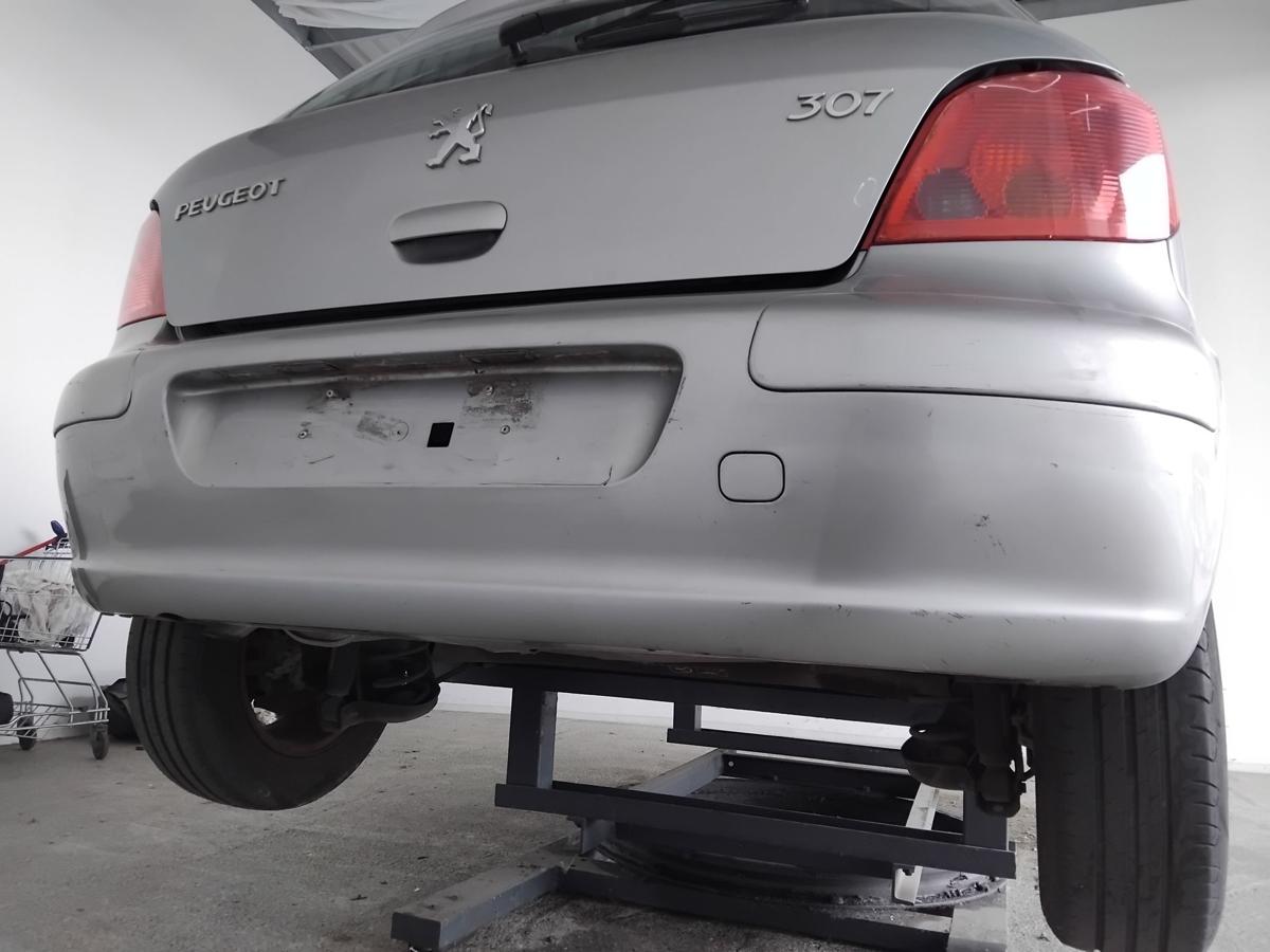 Peugeot 307 orig Sto&szlig;stange Stossf&auml;nger hinten Flie&szlig;heck EZA Gris Sidobre BJ2004