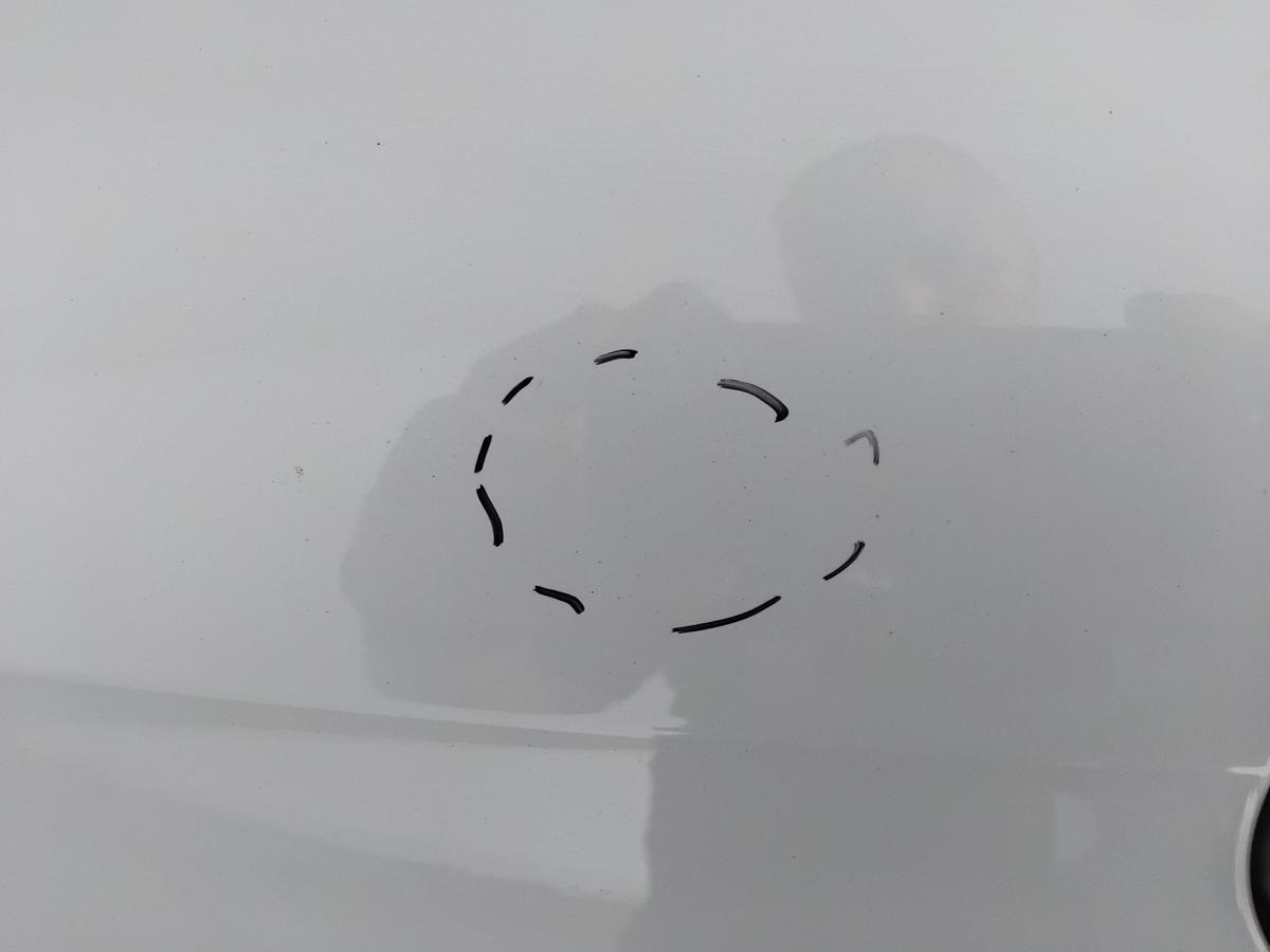 VW Golf 7 Facelift Heckklappe LB9Z White Silver mit Heckscheibe Flie&szlig;heck BJ2017