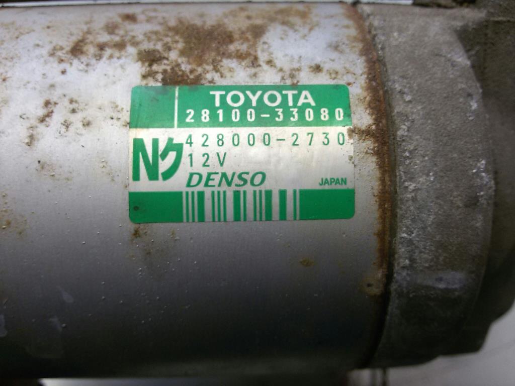 Toyota Yaris Baujahr 2006 Anlasser Starter 1.4TD 66kw 5 Gang 4280002730