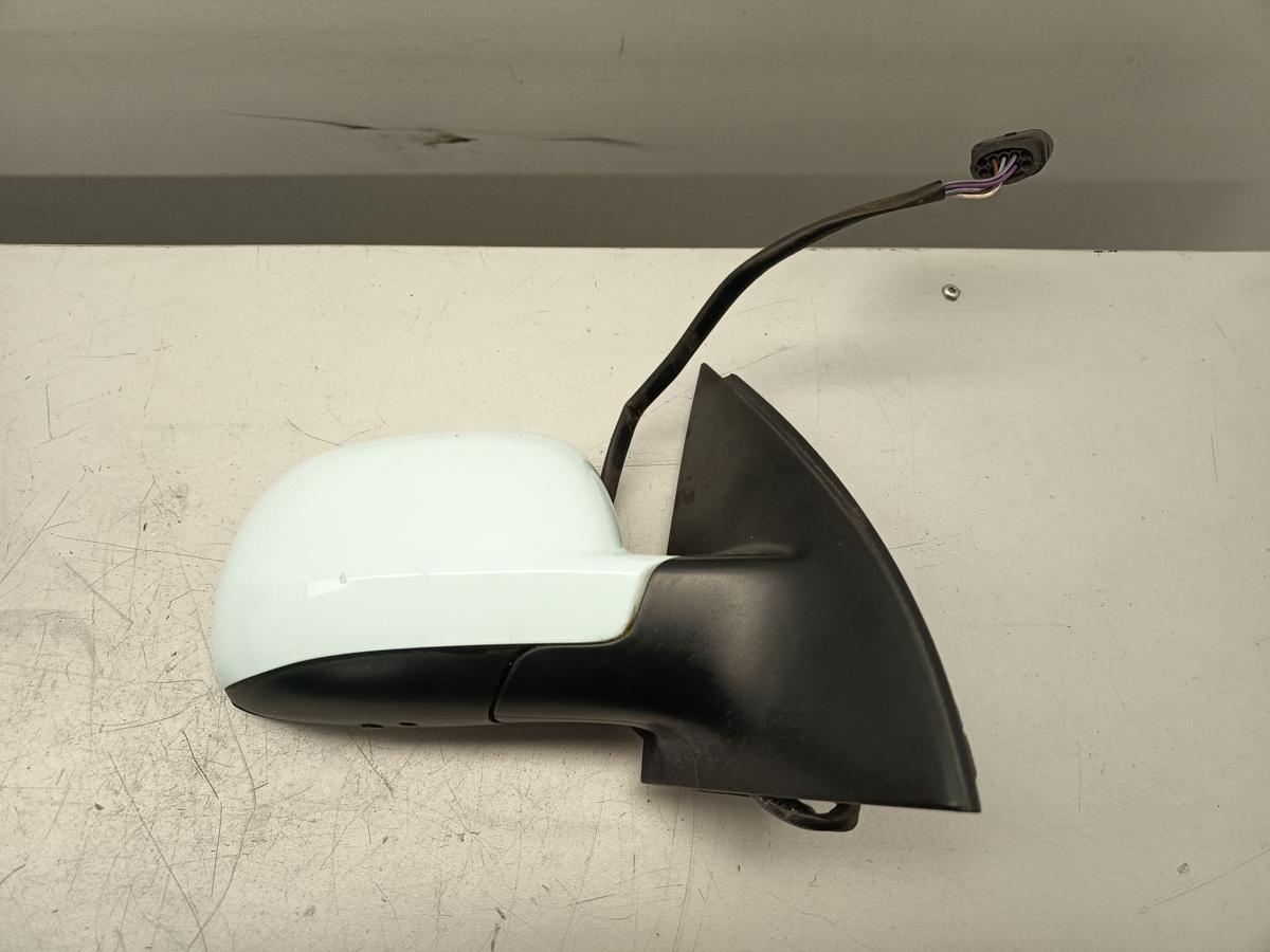 Seat Arosa original Au&szlig;enspiegel rechts elektrisch LS5L Hellblau Baujahr 2002