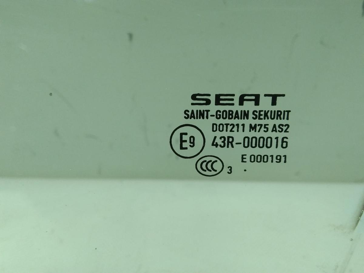 Seat Leon 3 5F Türscheibe vorn links grüncol. Bj.2014