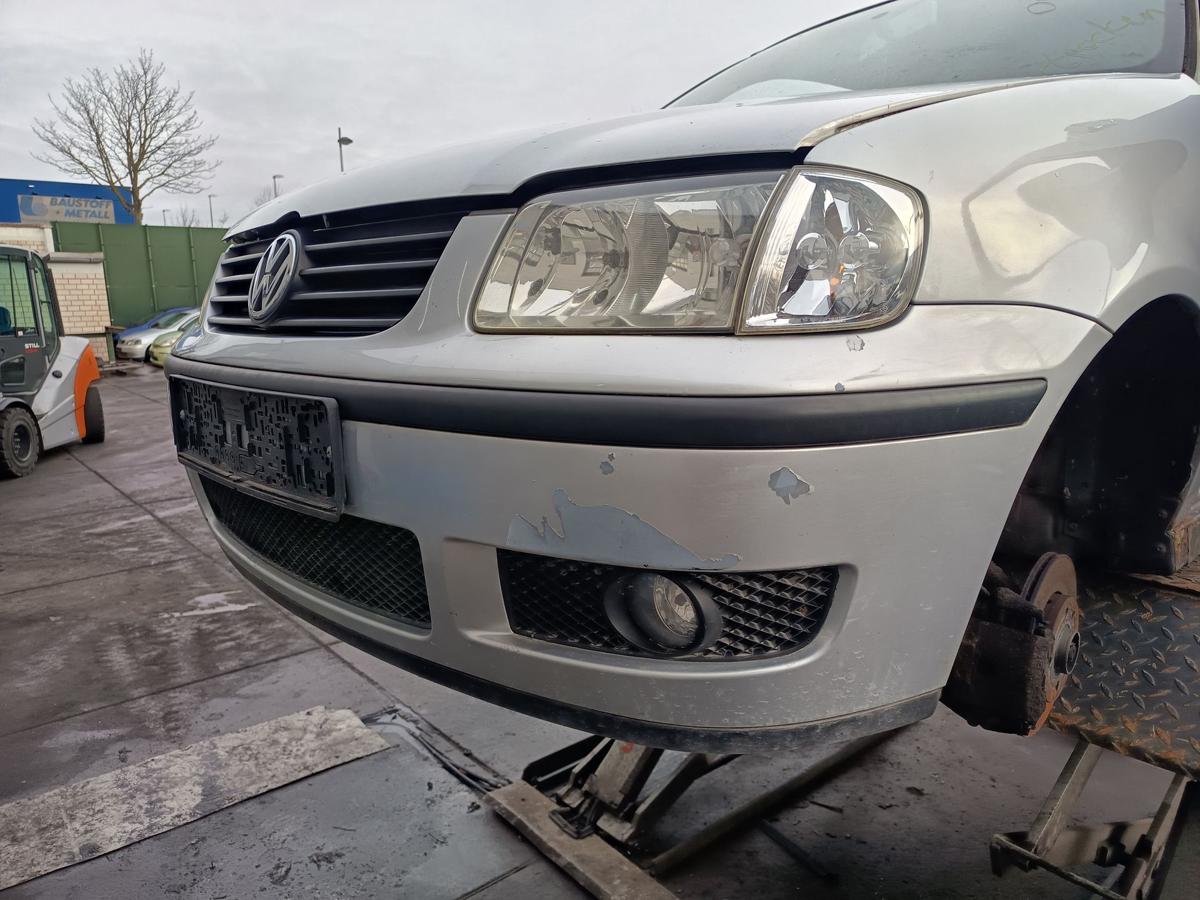 VW Polo III 6N2 original Sto&szlig;stange F&auml;nger vorn/Front A7W Reflexsilber Bj 2001