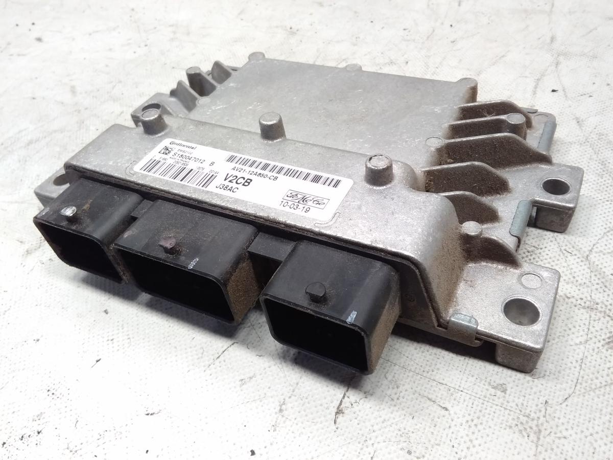 Ford Fiesta JA8 AV2112A650CB Steuergerät Motor 1.25 60kw SNJB BJ2010