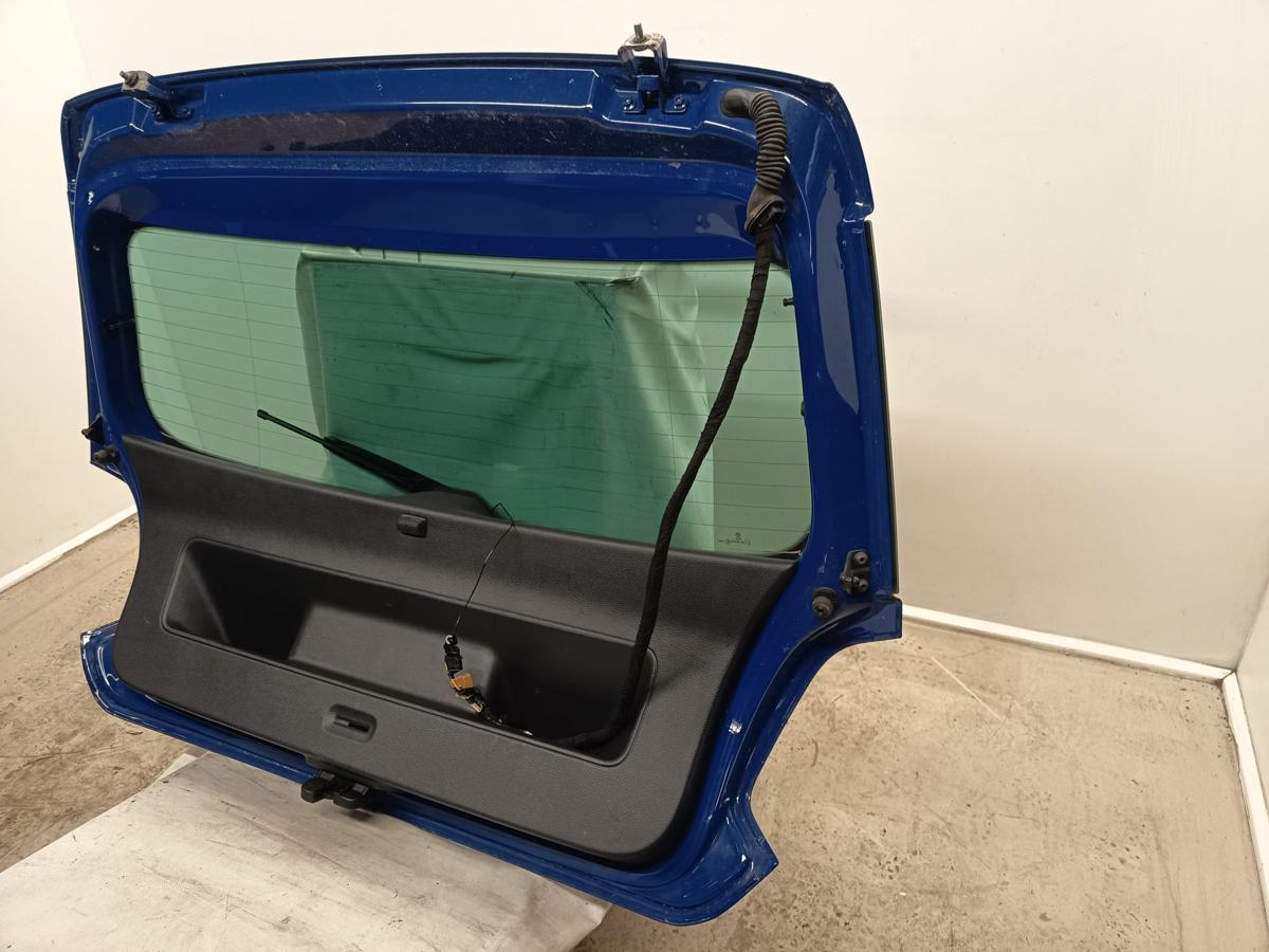 VW Polo 6R orig Heckklappe mit Scheibe Kofferraum LD5E Blau Bj 2011