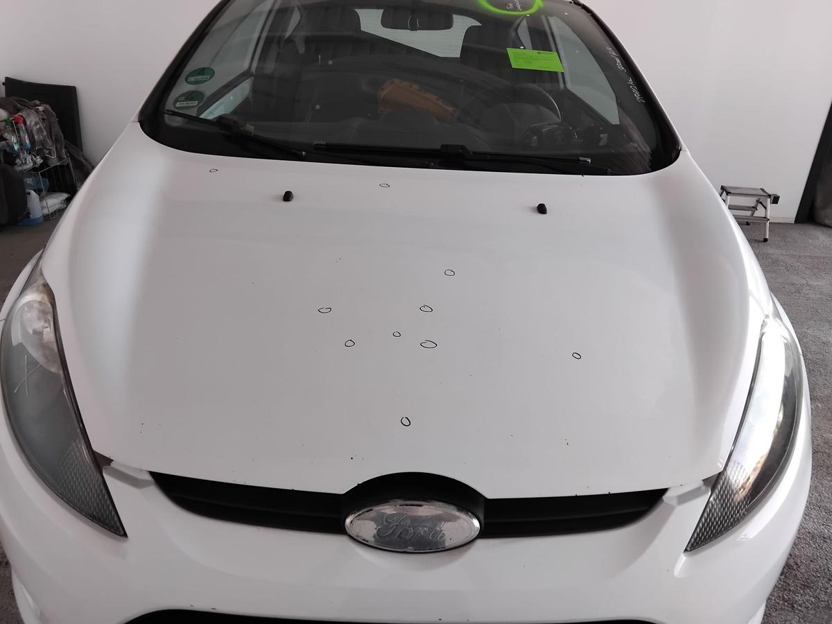 Ford Fiesta JA8 original Motorhaube frostweiß BJ2009