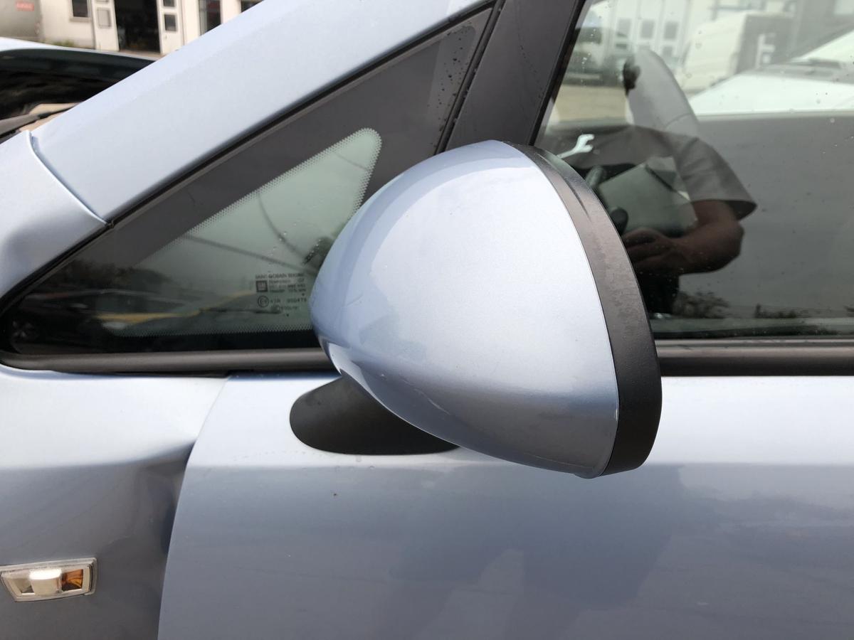 Opel Corsa D Außenspiegel links Seitenspiegel elektrisch Z21C Aeroblau Spiegel
