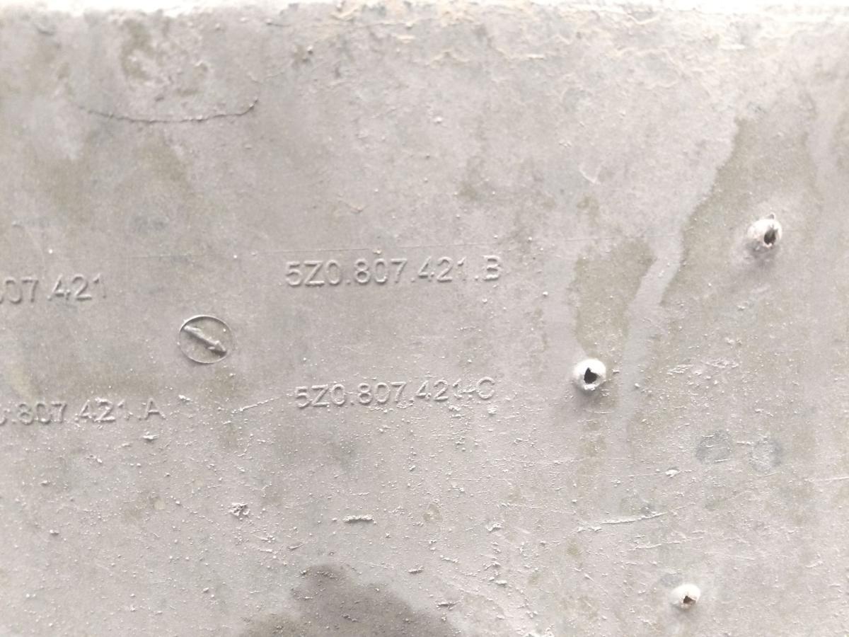 VW Fox 5Z Bj.2010 original Sto&szlig;f&auml;nger Sto&szlig;stange hinten imolagelb LY1C