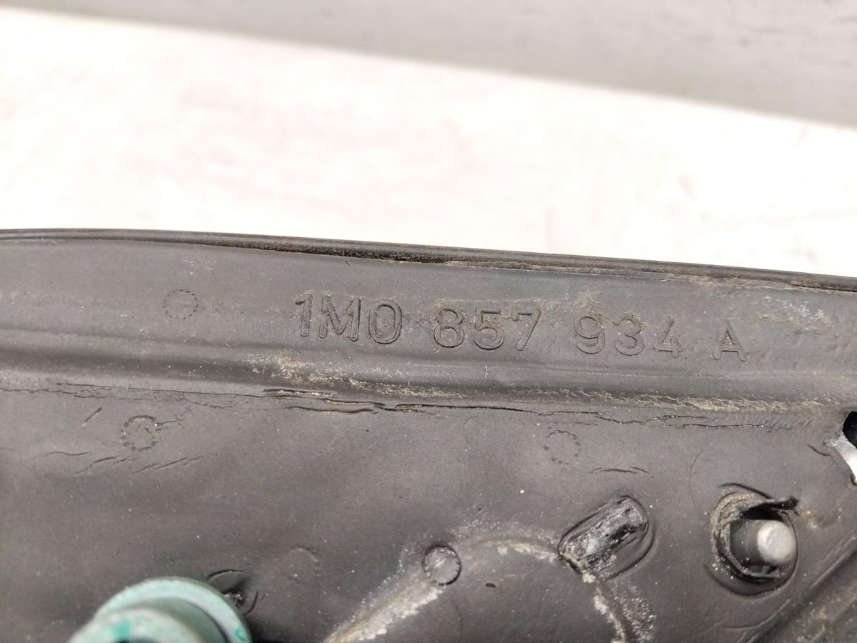 Seat Leon 1M orig Au&szlig;enspiegel rechts elektrisch beheizt Facelift BJ2003 LS5G Canaria Blau